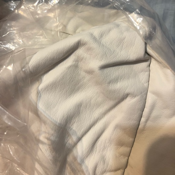 White Leather Backpack - Picture 3 of 3